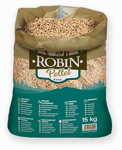 worek pelletu opałowego Robin do kupienia w Wyszkowie lub sklepie internetowym